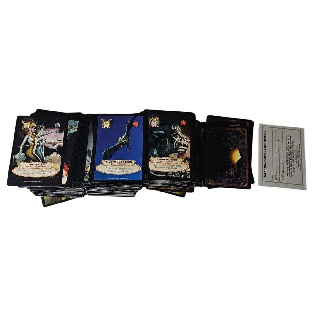 Hyborian Gates Card Game Lot (360+) Ultra-Rare, Rare Uncommon, Common